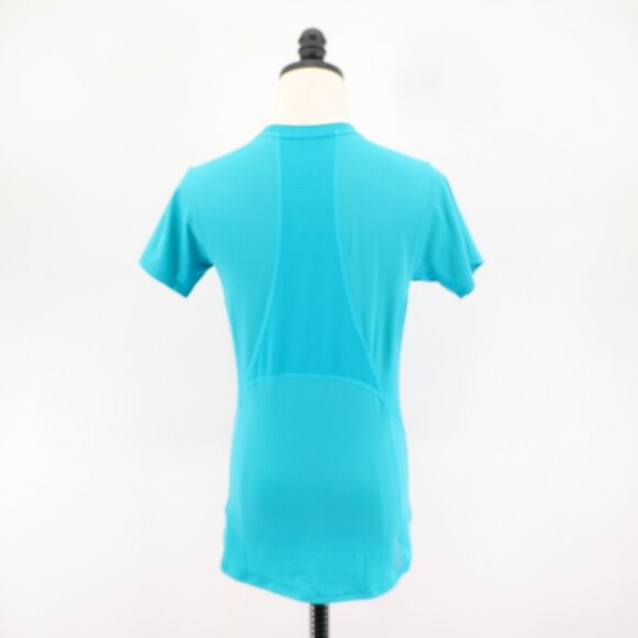 L.L. Bean Teal Crew Neck Athletic T-Shirt Top XS Reg Short Sleeve - Picture 6 of 10